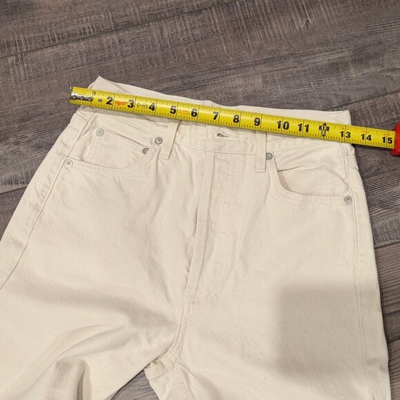 AGOLDE X REVOLVE Women Remy High Rise Straight Leg Denim Jeans in Paper 24 - Picture 6 of 12